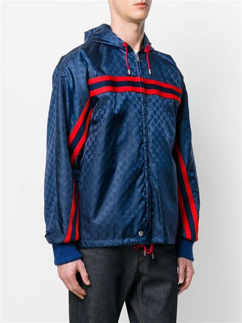 gucci monogram shell jacket|Gucci shirt long sleeve.